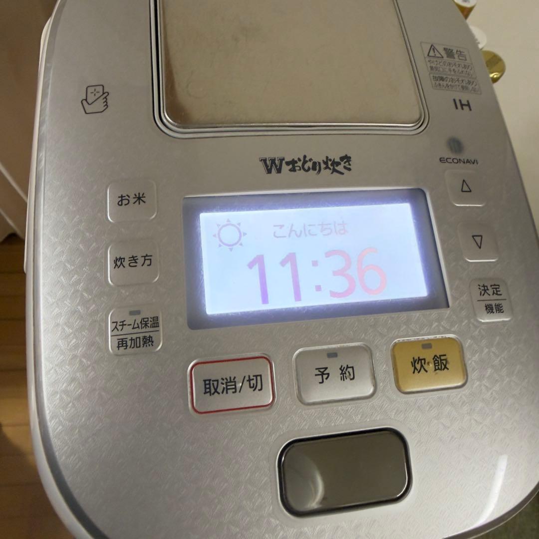 パナソニック 2018年製 SR-SPX107 Wおどり炊き 釜交換済み