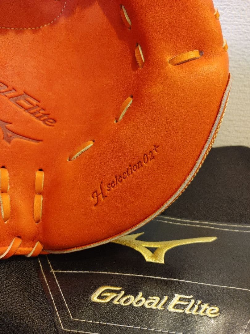 未使用　ミズノ　硬式　グローバルエリート　キャッチャー　スプレンディッドオレンジ
