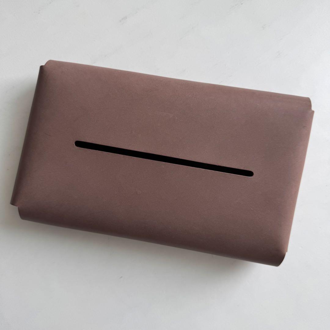Lille og Stor / nys レザー製ティッシュケース