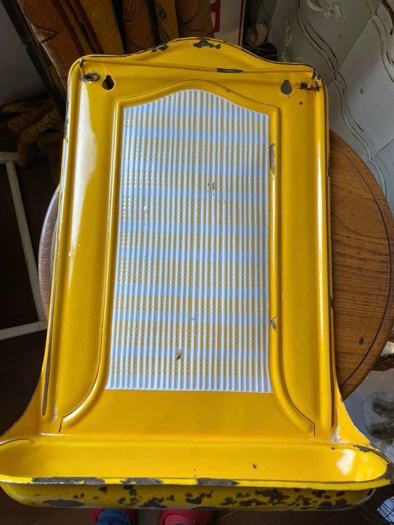 たくちゃんアンティーク　ホーロー　レードルラック　BB社　レードル２本