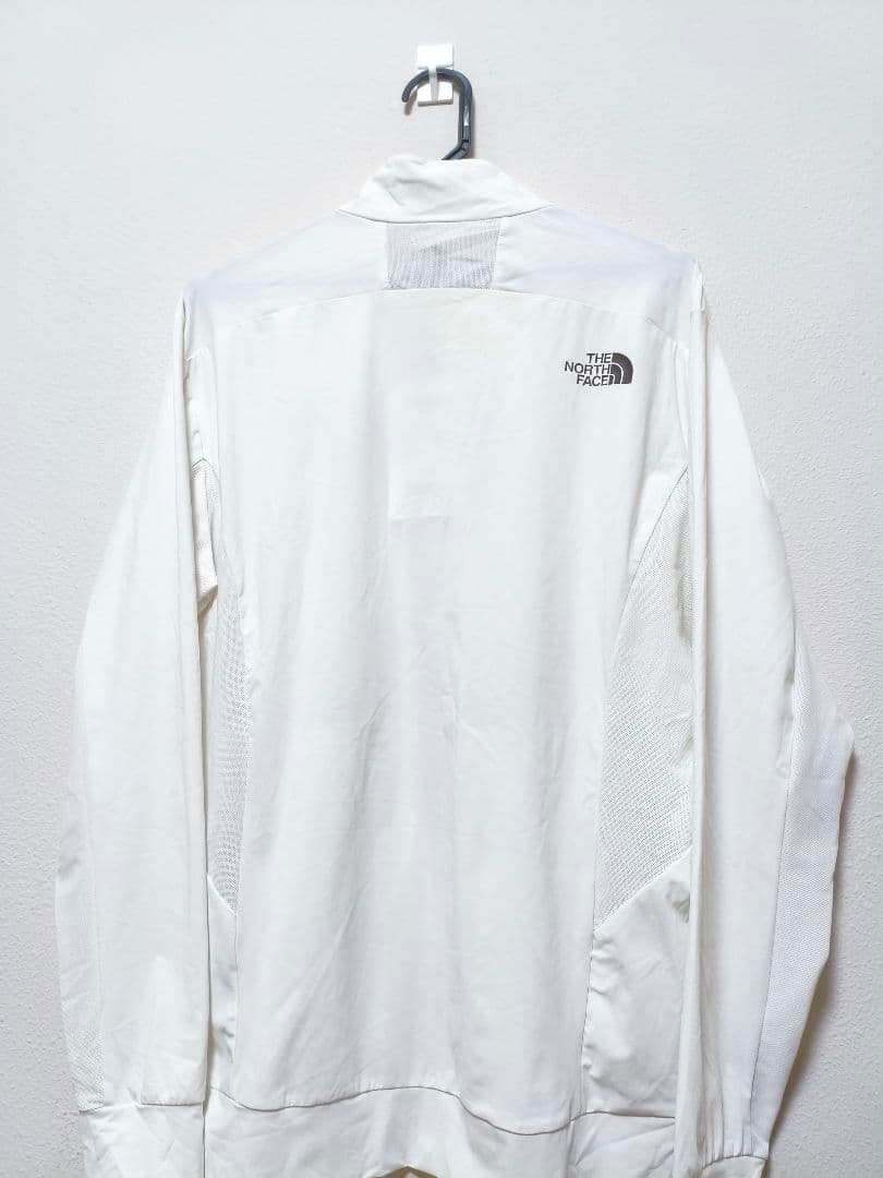 THE NORTH FACE ホワイトナイロンジャケット　Lサイズ