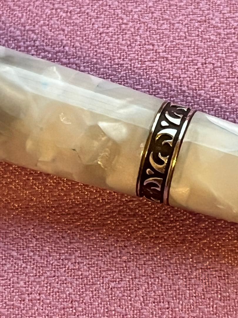 ☆説明確認の上購入してください☆アウロラ 万年筆 オチェアーノ アルティコ F