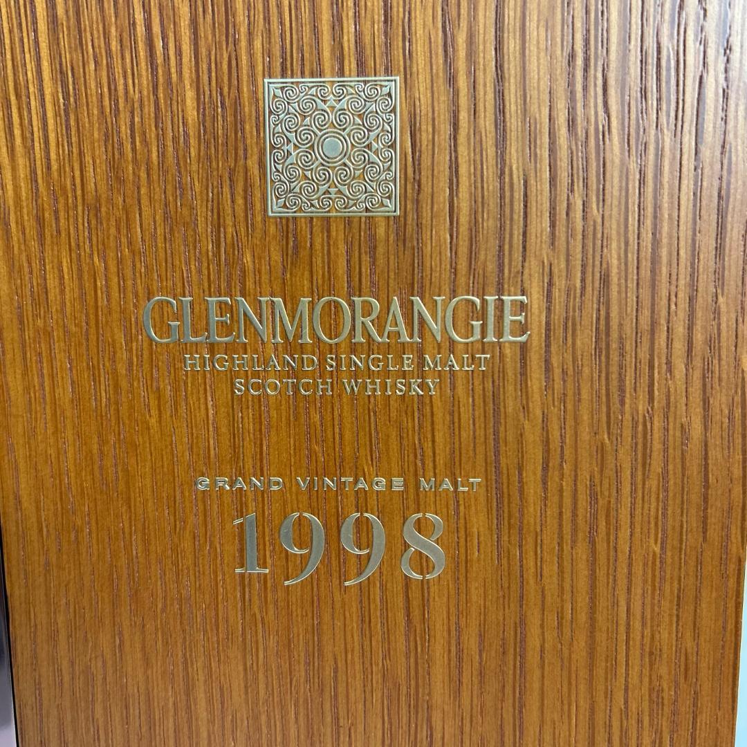 木箱　グレンモーレンジ　1998　空箱　GLENMORANGIE　ヴィンテージ