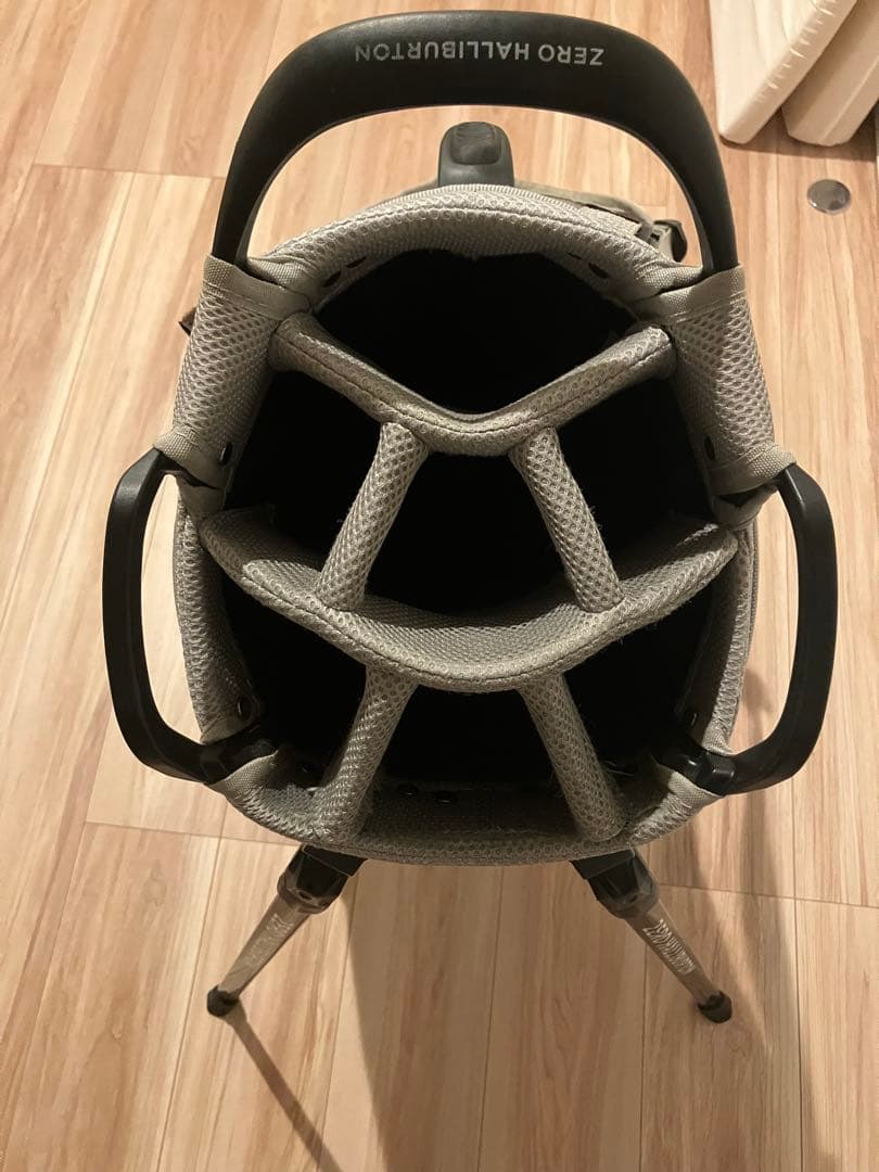 【レア:使用感有】ZERO HALLIBURTON ホワイトカモ　キャディバッグ