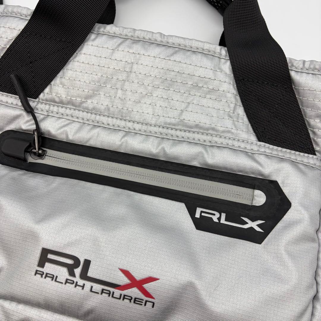 【美品】 ラルフローレン RLX シルバー ポーチ ハンドバッグ