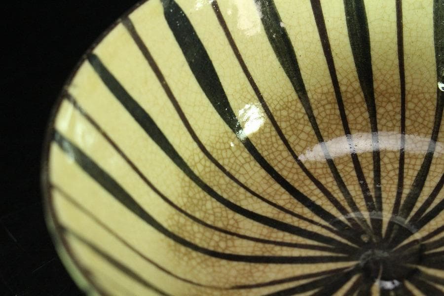 麦藁手 蓋茶碗 十客 時代物(K-YC510)