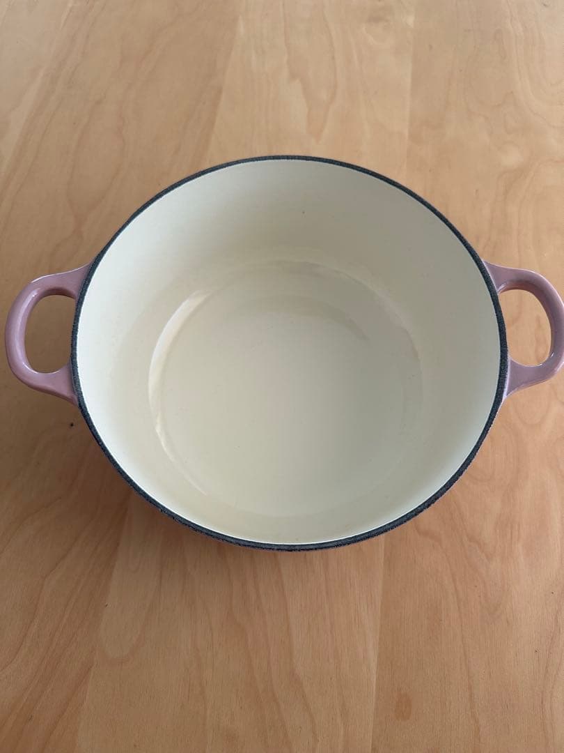 ル・クルーゼ　両手鍋　20cm ピンク　美品