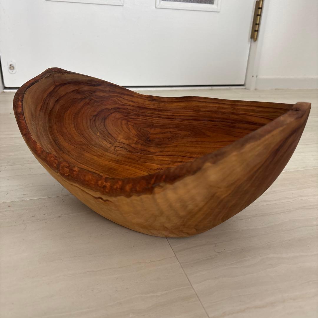 オリーブウッドのサラダボウル　特大