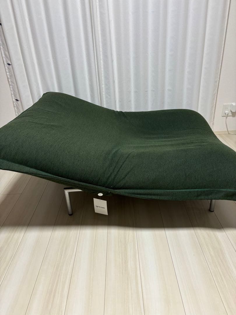 【ゴー】ligne roset カラン1 グリーン座椅子 リーンロゼ