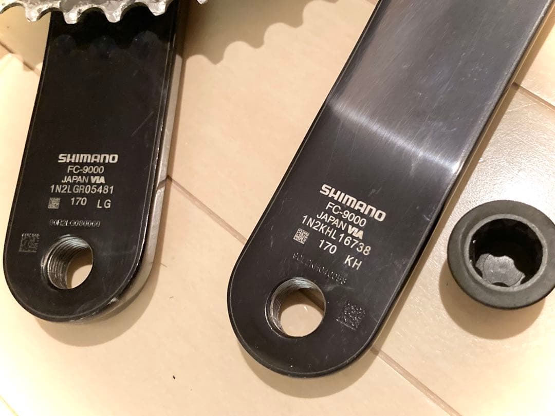 ★美品★シマノ★SHIMANO★FC-9000★左右クランクセット★