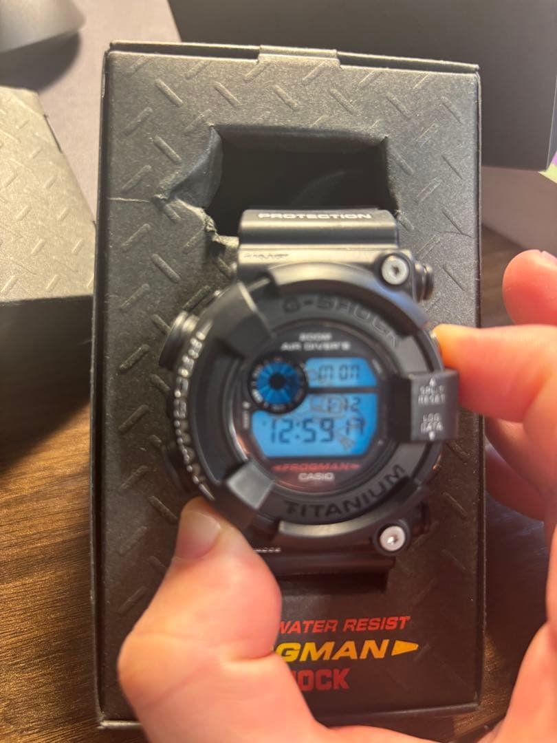 【極美品】CASIO G-SHOCK FROGMAN DW-8200MB-1VT