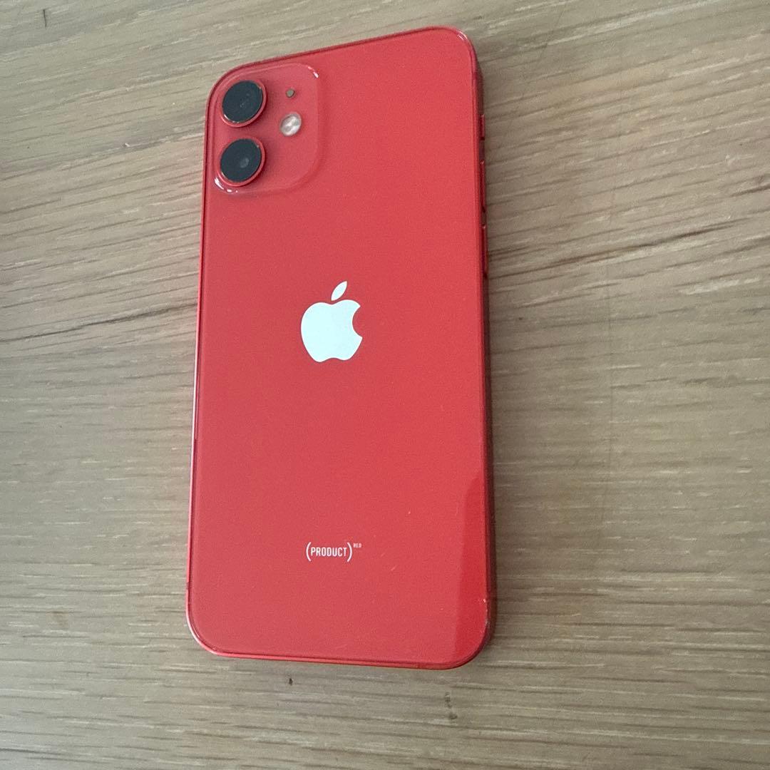 iPhone 12ミニ 本体　赤　価格下げていきます。