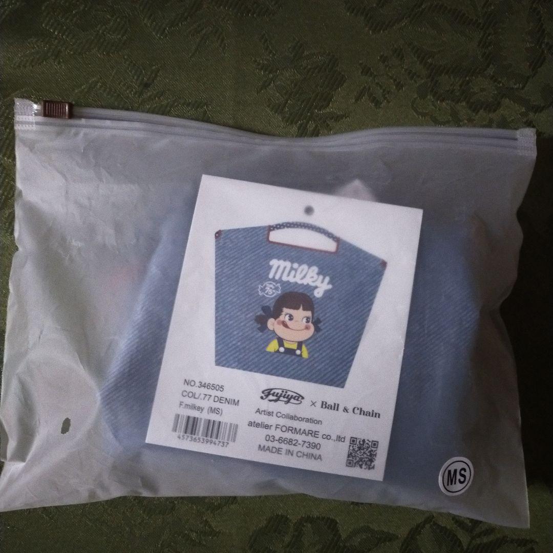 新品未使用未開封 ボールアンドチェーン ペコちゃん デニム