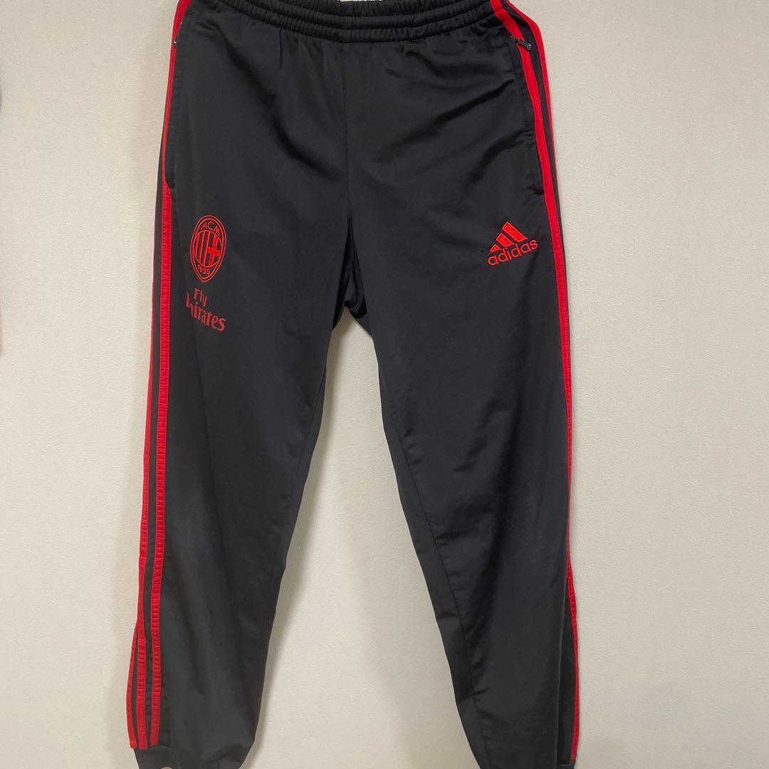 adidas ACミラン　ジャージ　上下セット　セットアップ　サッカー着