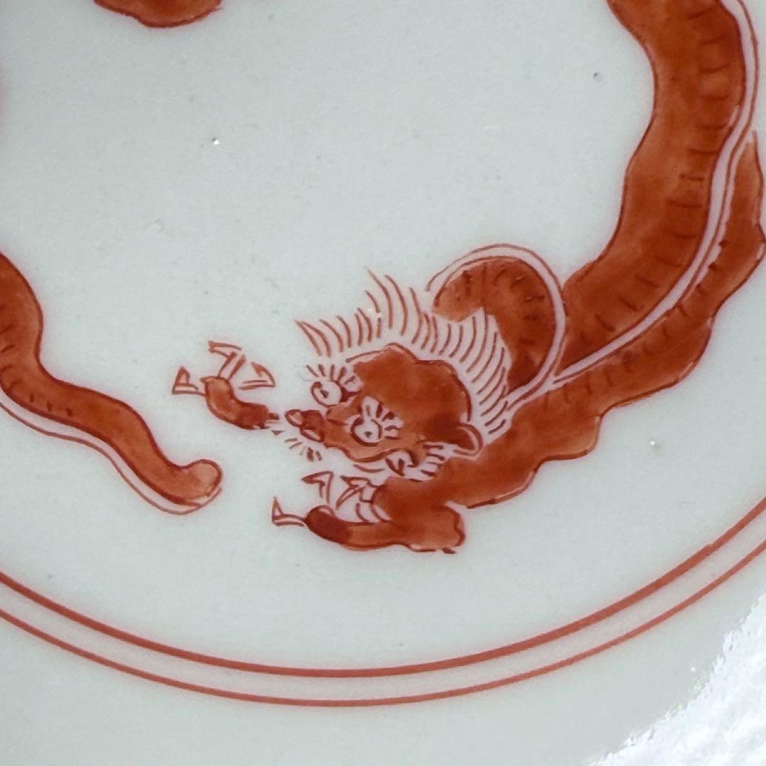 古伊万里　柿右衛門様式　向付　13客　赤絵龍図　竹に紅葉　梅　花蝶図　老松