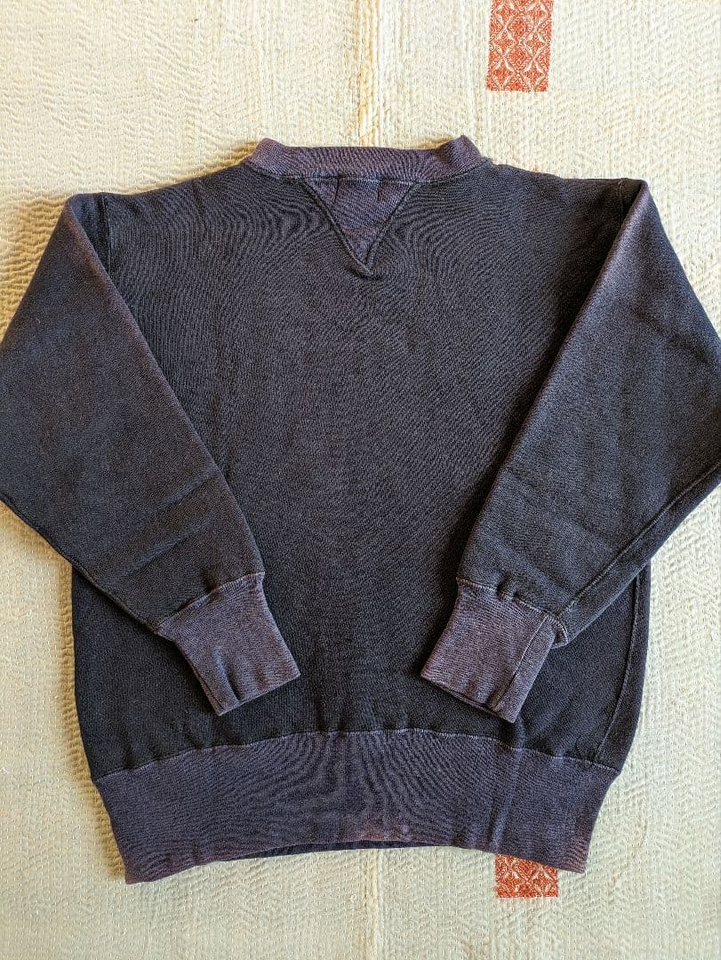 40s Champion 両V スウェット ネイビー