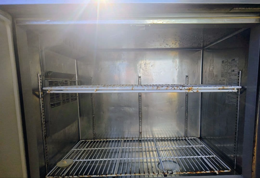 【飲食経営！即日発送！】業務用コールドテーブル☆ステンレス製 2ドア