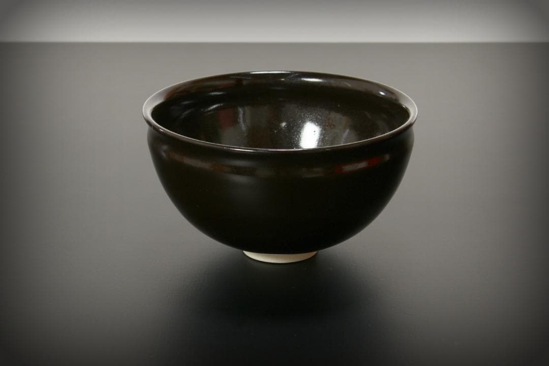 黒色 天目茶碗 木箱付き