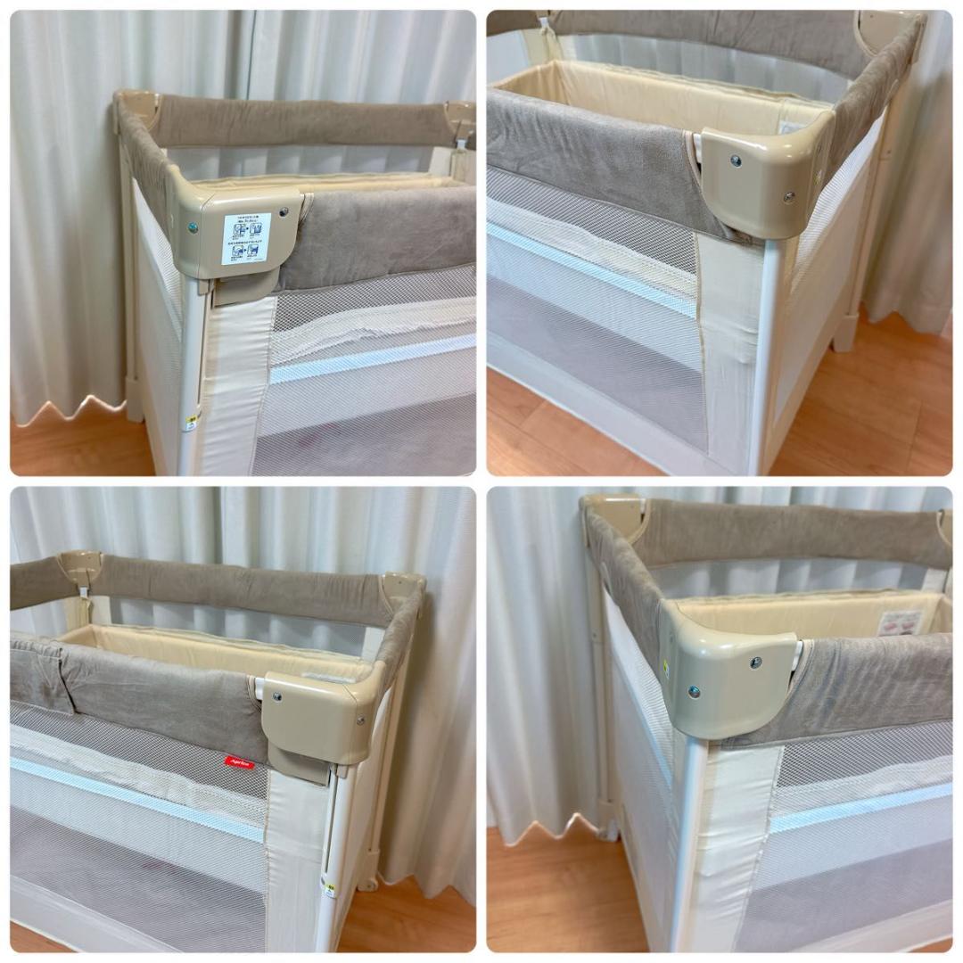 Aprica ココネルエアープラス ベビーベッド ほぼ未使用 シュークリーム