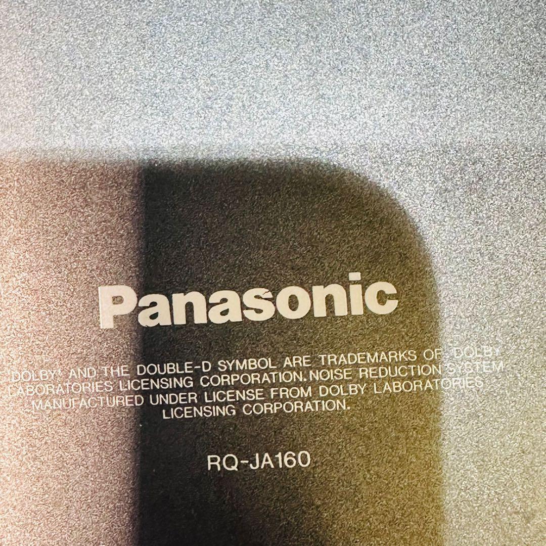 Panasonic カセットプレーヤー RQ-JA160 + RP-HV270