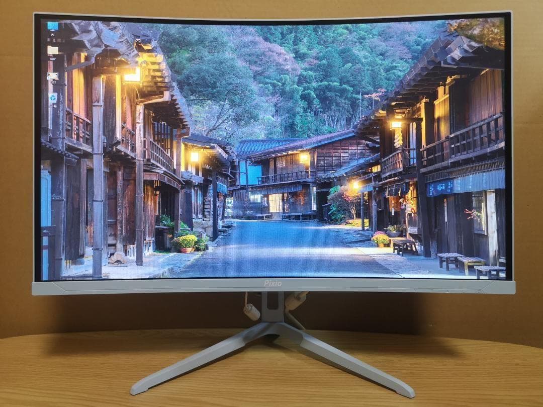 PXC248 Wave 湾曲ゲーミングモニター 23.8型 200Hz 美品