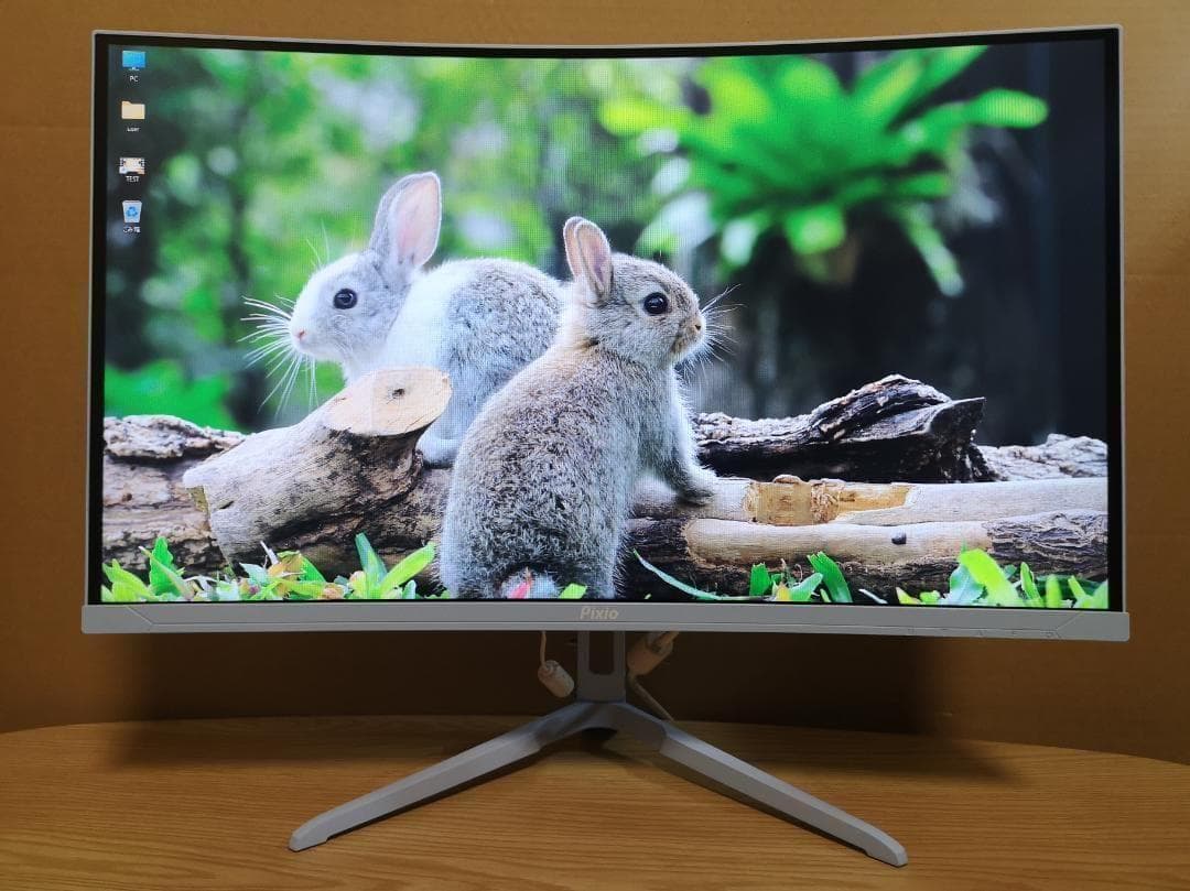 PXC248 Wave 湾曲ゲーミングモニター 23.8型 200Hz 美品