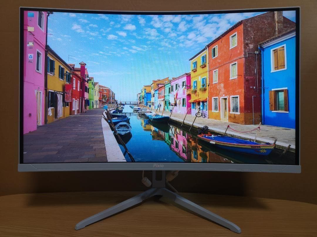 PXC248 Wave 湾曲ゲーミングモニター 23.8型 200Hz 美品