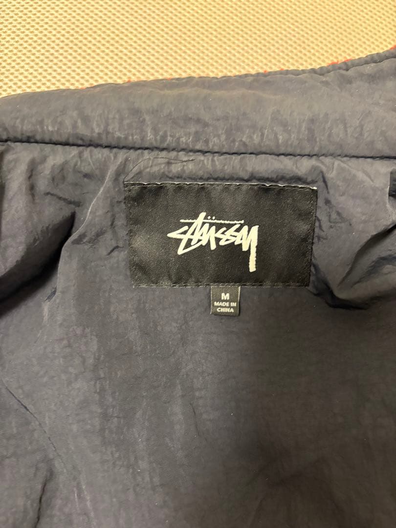 Stussy striped Sherpa vest Mサイズ