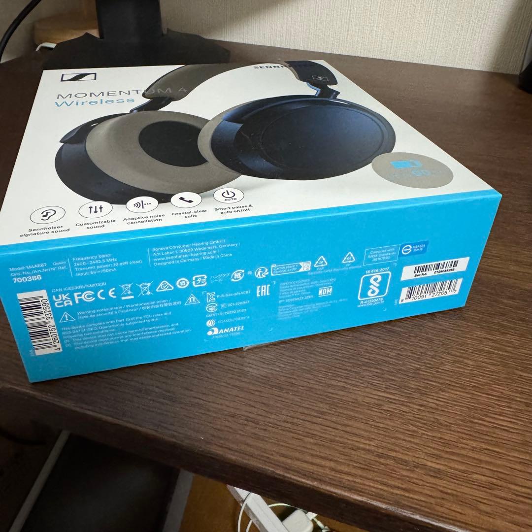 【ね】Sennheiser MOMENTUM 4 ワイヤレスヘッドホン