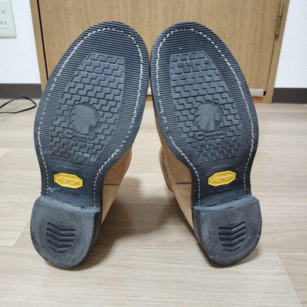 Chippewa エンジニアブーツ ベージュ