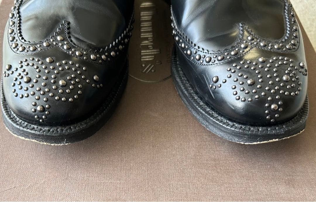 Church's チャーチ スタッズ サイドゴアブーツ