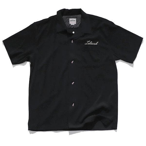 新品タグ付き＊HOUSTON パイルボーリングシャツ ブラック XL