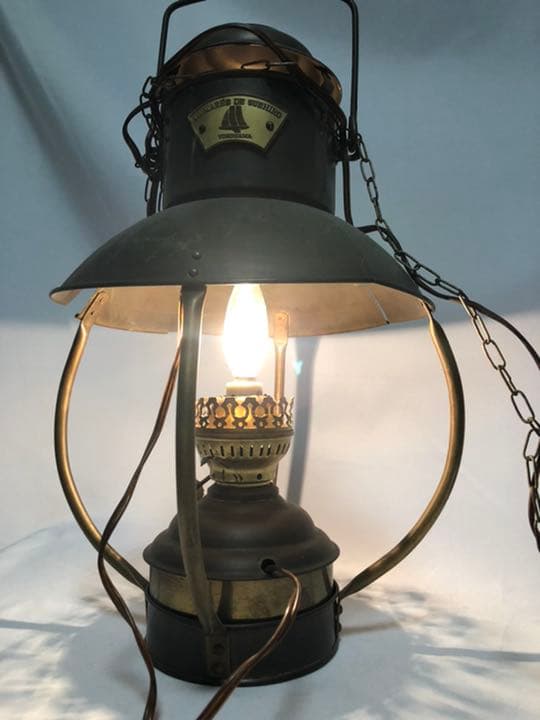 アンティーク　オイルランタン シップランプ 船灯
