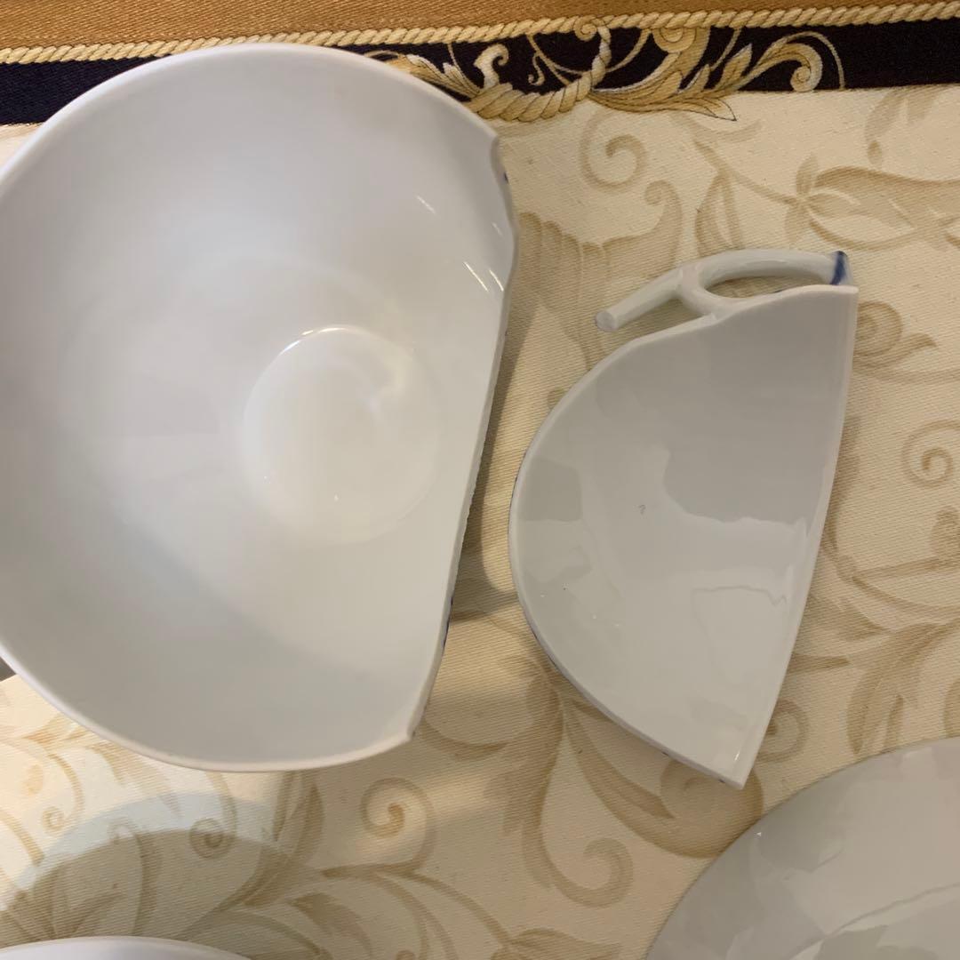 ロイヤルコペンハーゲン ブルーフルーテッド プレイン スープカップ＆ソーサー