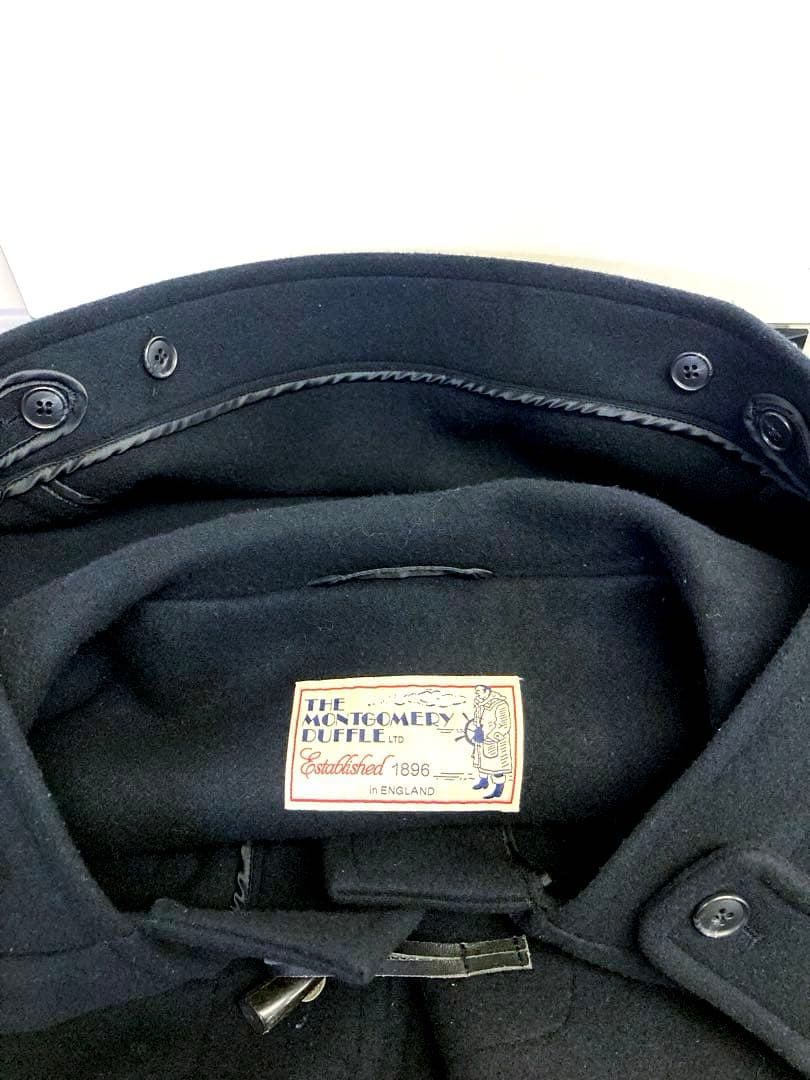 【MONTGOMERY モンゴメリー】Kennington ダッフルコート　黒