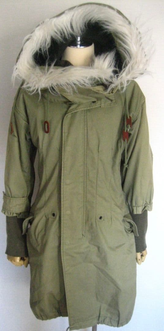 ジュンヤワタナベコムデギャルソン ファー付きモッズコート