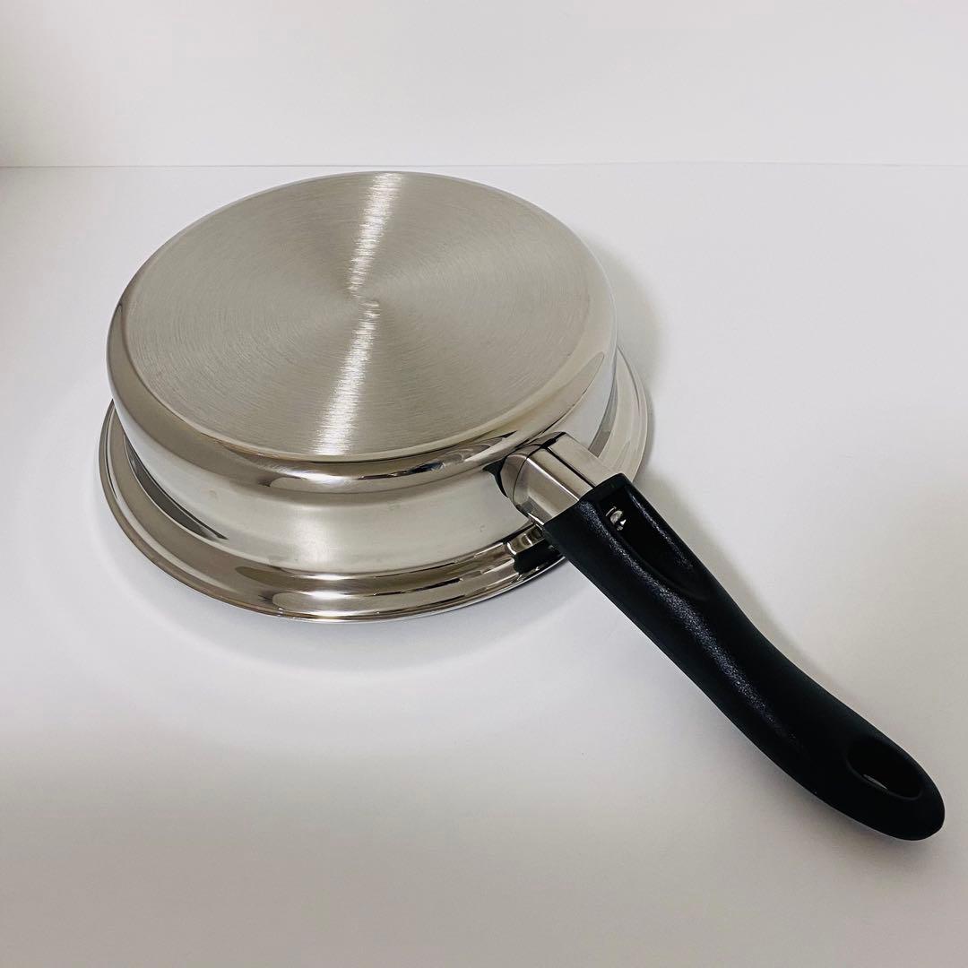 Amway アムウェイ 中フライパン　鍋　未使用　IH対応　ステンレス　高級鍋