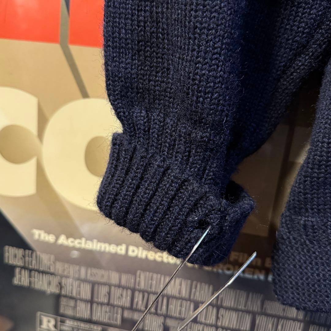 上質 Le Tricoteur ガーンジーセーター カーディガンスタイル