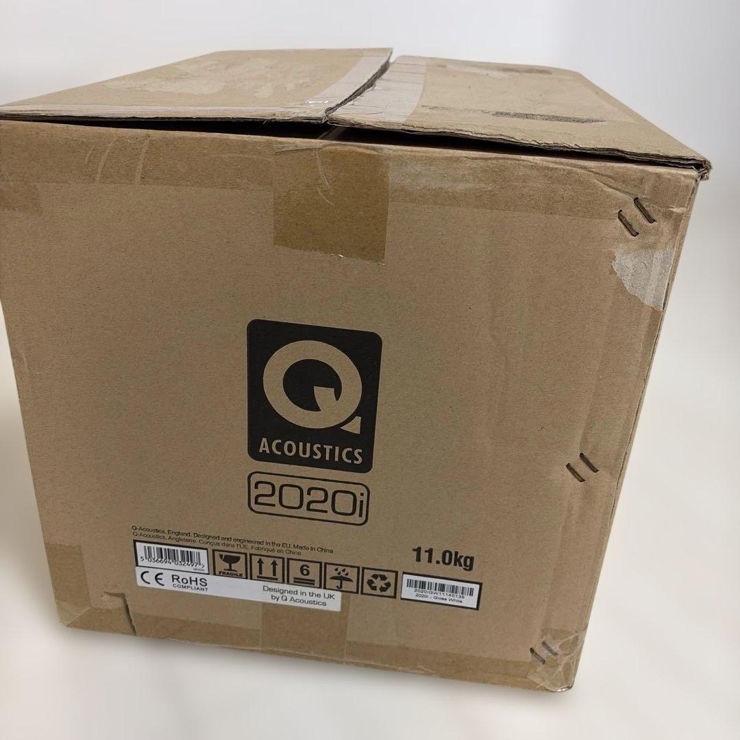 Q Acoustics 2020i スピーカー　ホワイト　傷アリ