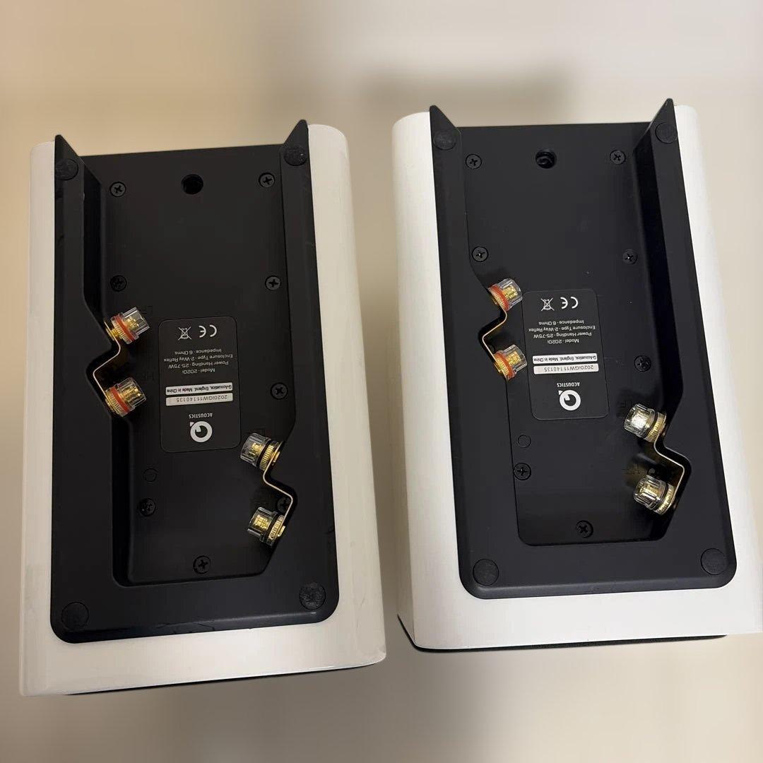 Q Acoustics 2020i スピーカー　ホワイト　傷アリ