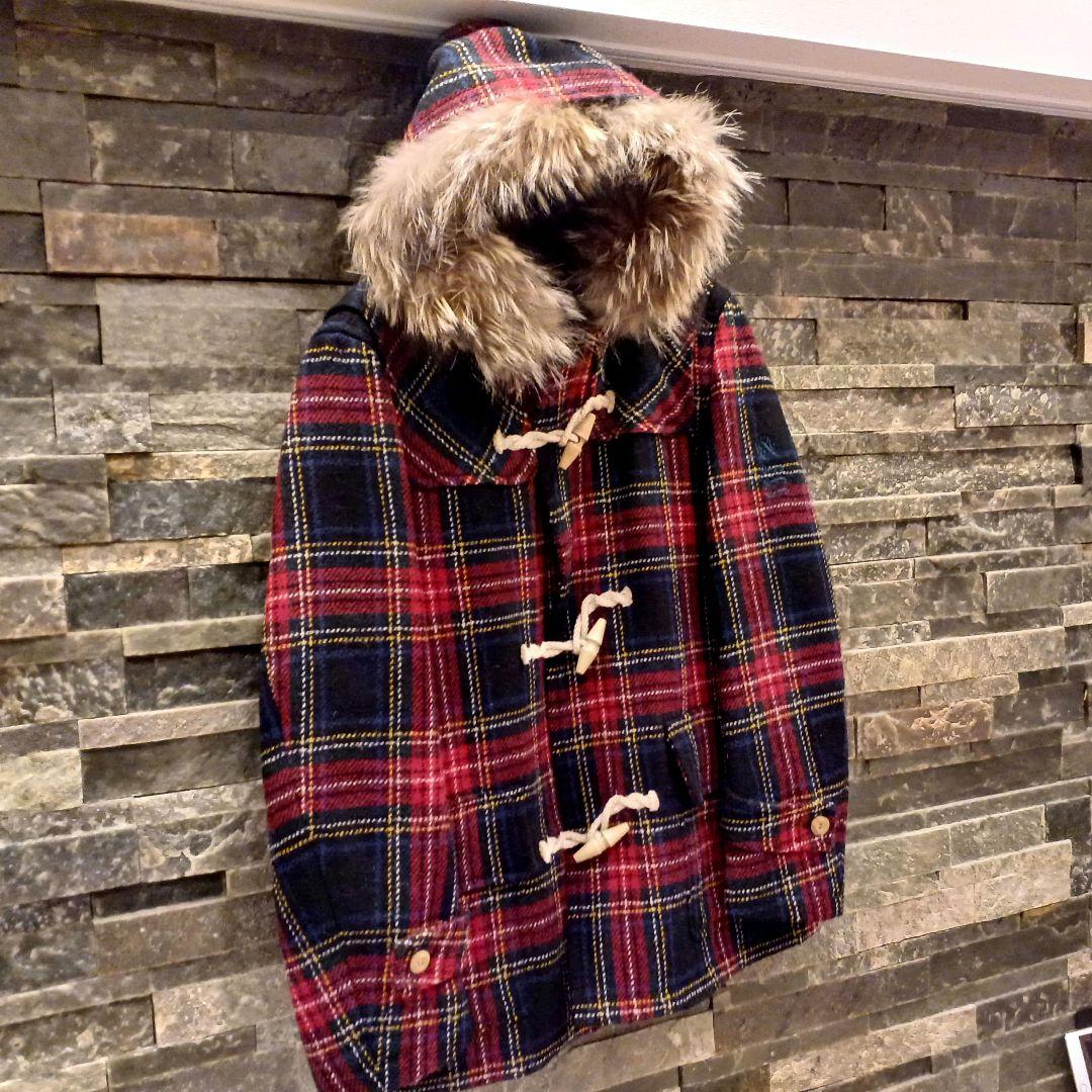 希少　ハリスツイード　ケント&カーウェン　ダッフルコート ヴィンテージ　チェック