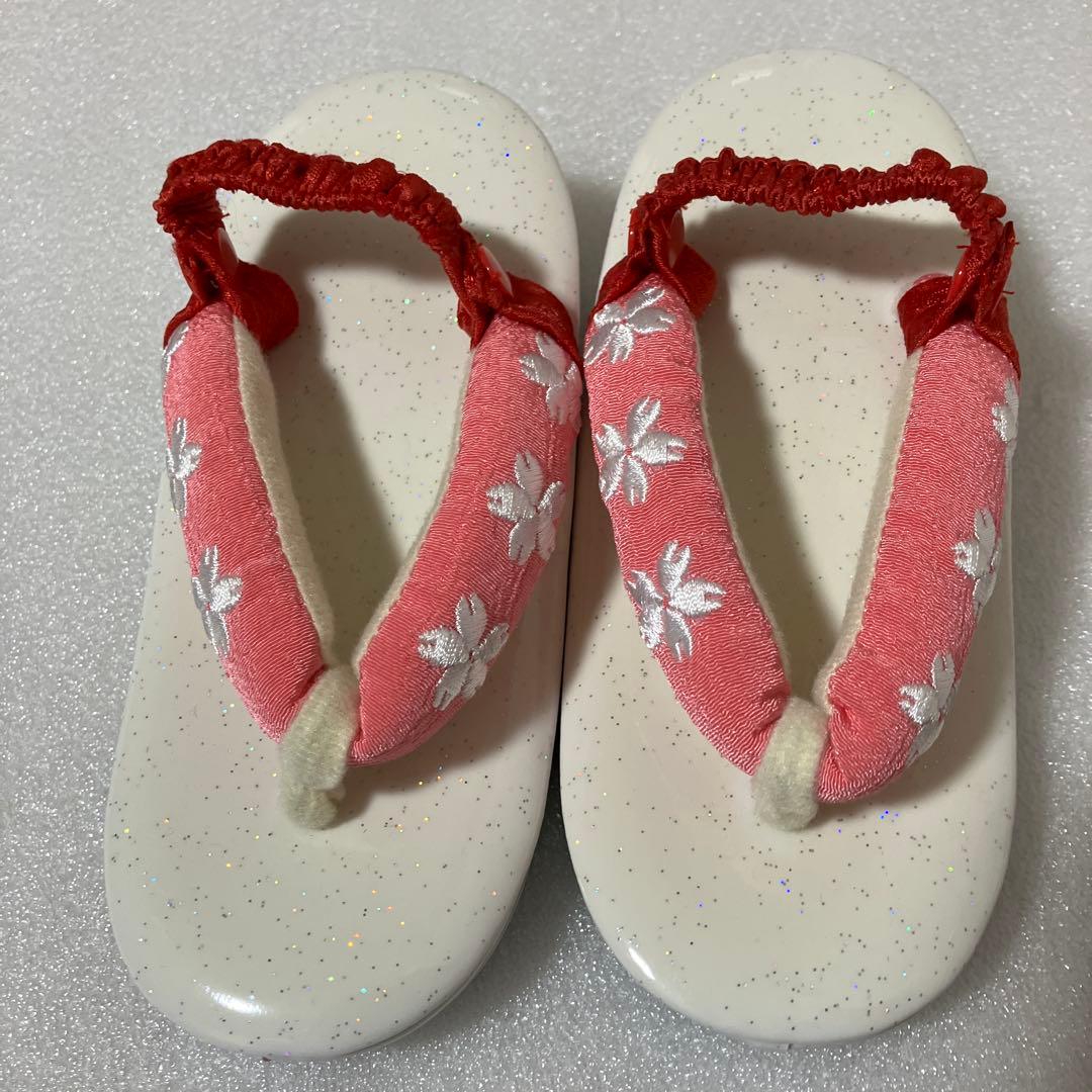 小町kid 七五三　三歳女の子着物　 被布　着物　草履　足袋　バッグ　髪飾