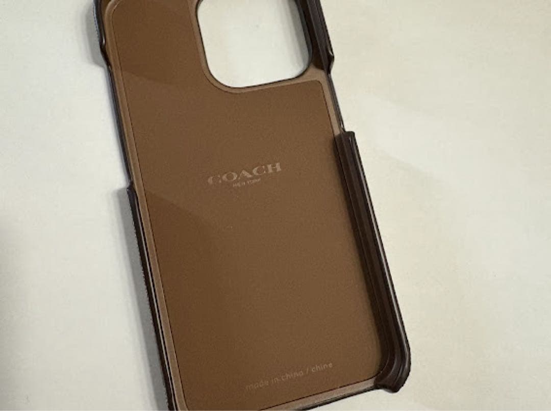 COACH ストライプ iPhone用ケース コーチ iPhone13 pro