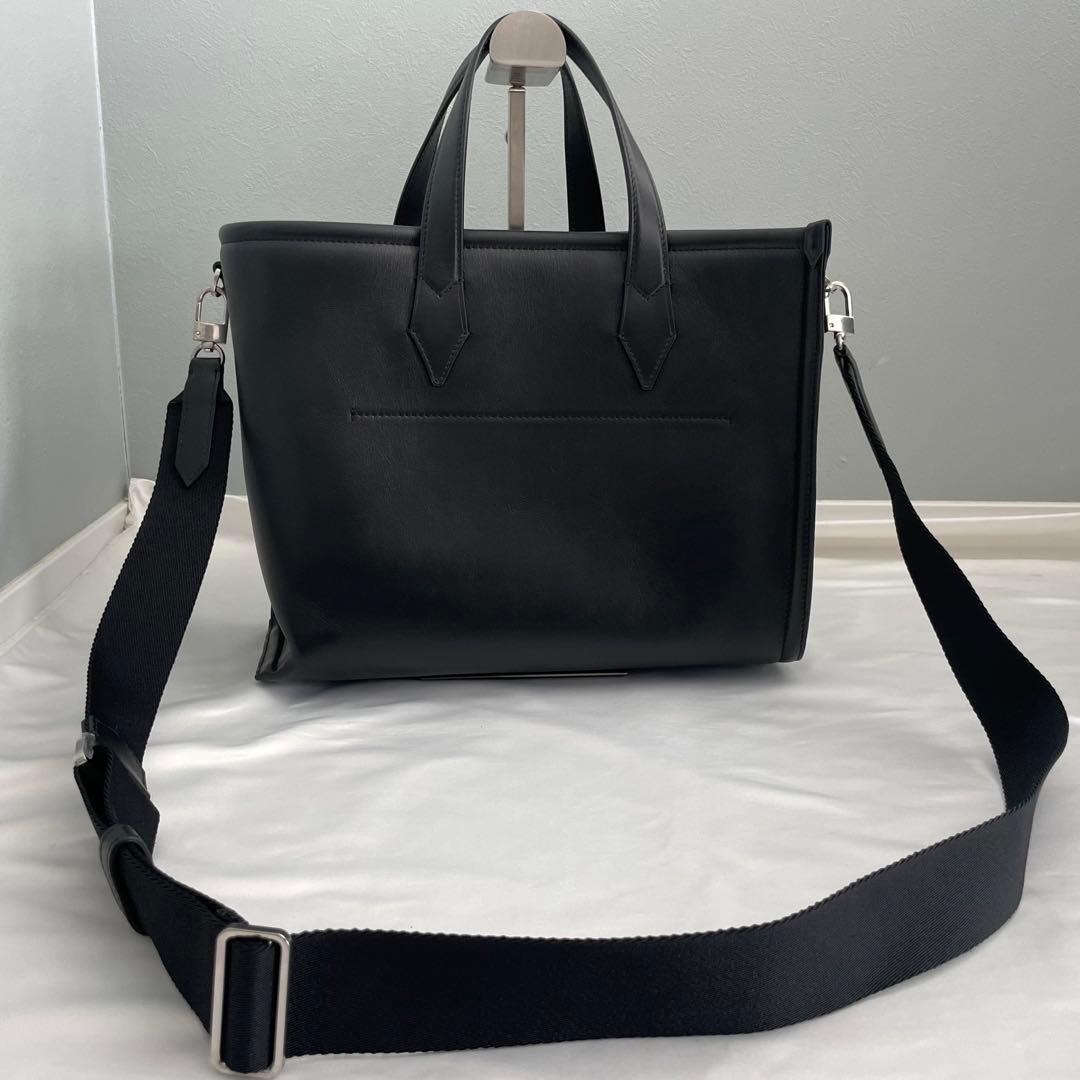 【極美品】モンブラン 2way ソフト スモール トートバッグ ブラック