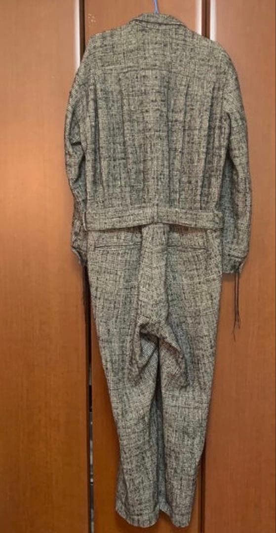 ミドリカワ、midorikawaチェック柄ジャンプスーツ・つなぎ