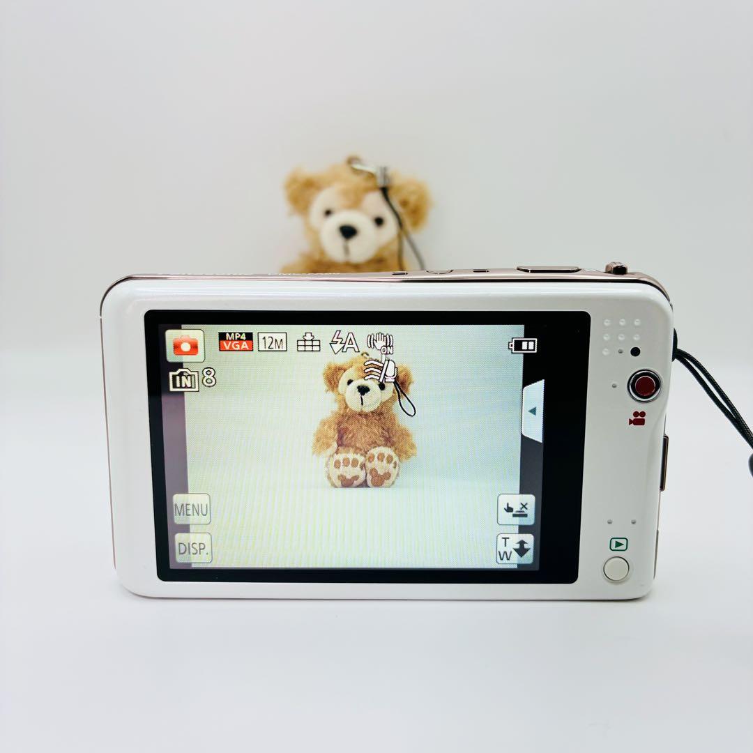 美品 Panasonic LUMIX DMC-FX80 ホワイト ピンクゴールド
