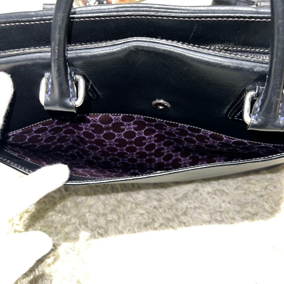 極美品✨ソメスサドル イノベーション ビジネスバッグ 2way レザー　ブラック