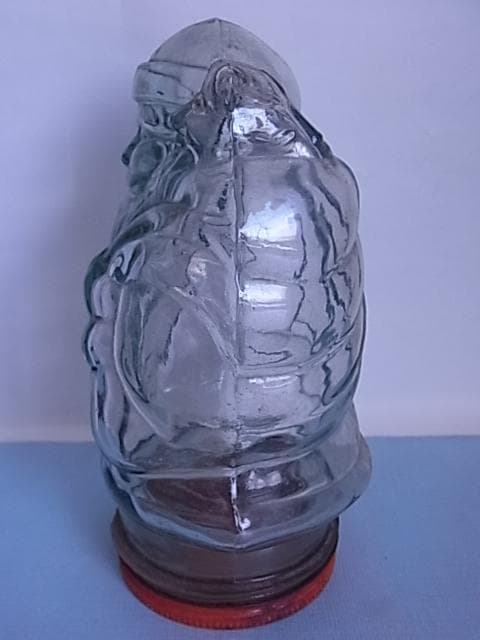 珍品　和ガラス　ガラス瓶　飴瓶　菓子瓶　地球瓶　昭和レトロ　駄菓子屋　気泡　戦前