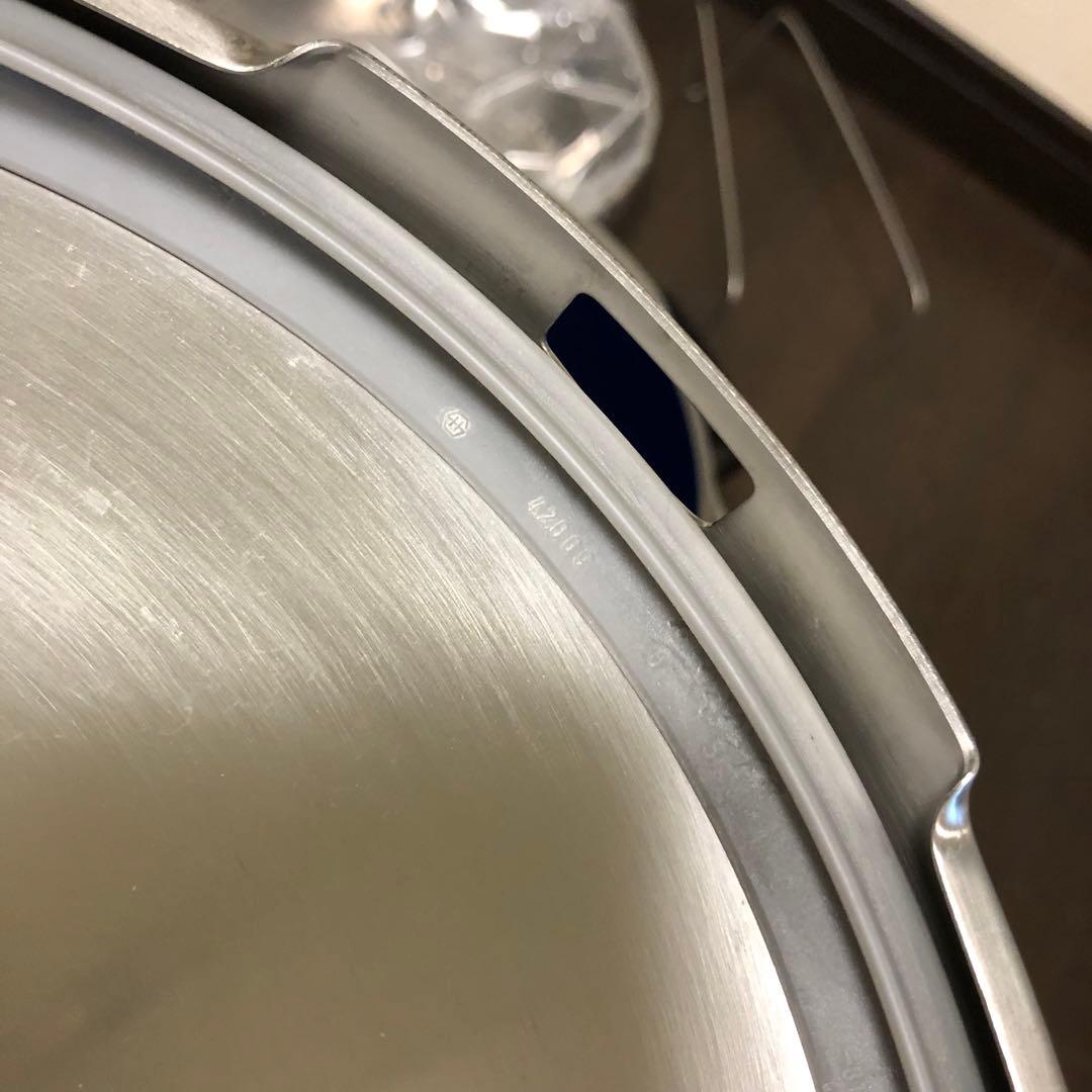 【新品・未使用】silit☆シリット☆圧力鍋☆オレンジ☆5L ☆昭和☆レトロ☆