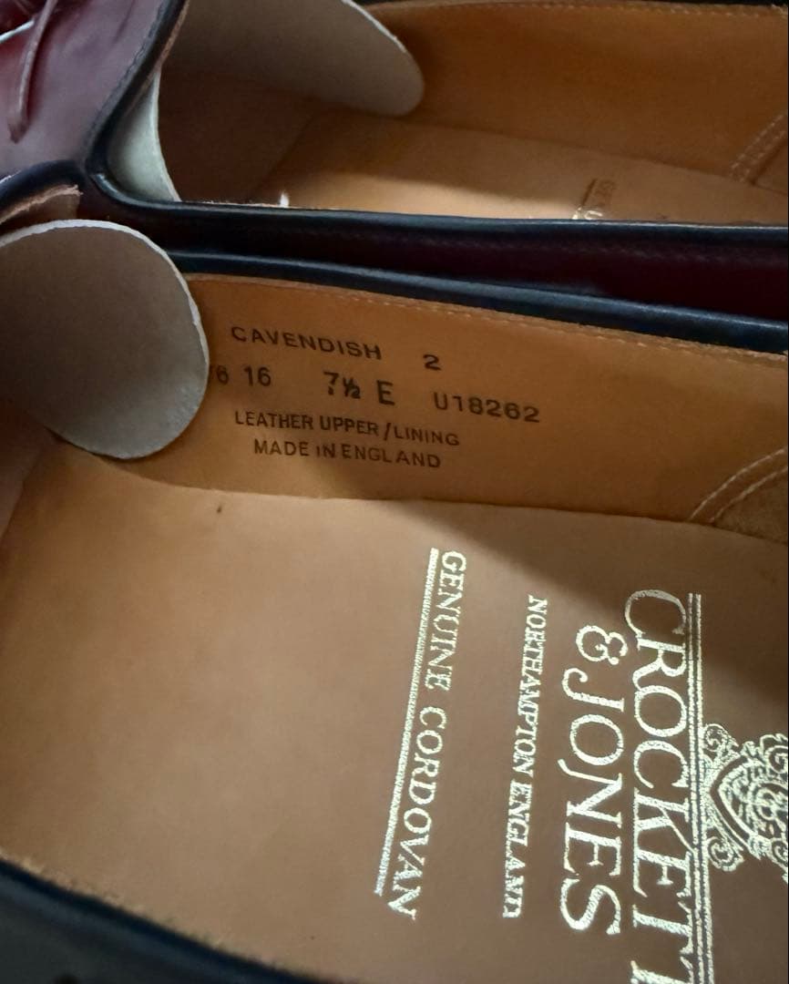 新品　CROCKETT&JONES CAVENDISH コードバン ローファー